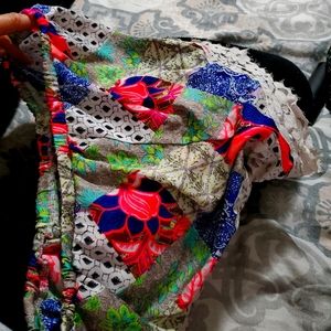 Victorias secret satin laced shorts